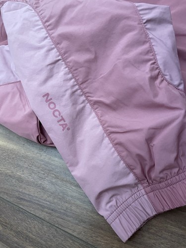 Nike x NOCTA Drake Northstar Nylon Track Jacket 'Desert Berry Pink' Men's 2XL - Picture 6 of 16