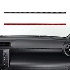 Carbon Fiber Passenger Side Trim Sticker Strip For Toyo*ta GR86/BRZ 2022-2025