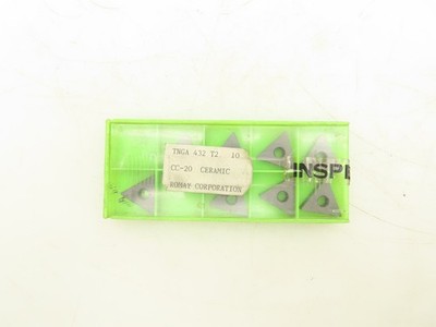 Romay TNGA432T2CC-20 Ceramic Inserts Triangle Style TNGA432 Lot Of 8