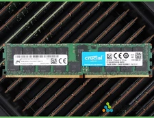 Grade A Micron Crucial 16GB PC4 2400T DDR4 19200 2Rx4 RAM MTA36ASF2G72PZ-2G3 LOT