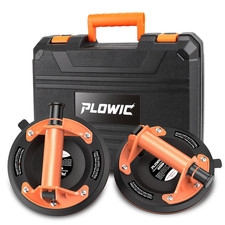 2 Pack 8-Inch Heavy Duty Suction Cups for Glass Lifting