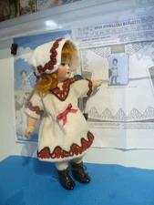 pour Bleuette 27cm ROBE HABILLEE. Semaine de Suzette 1912/13