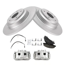 Front Brake Pad & Rotor Kit Ceramic Premium G-Coated For 14-16 Impala Limited