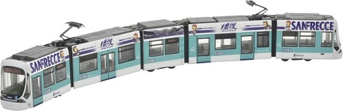 Hiroshima Electric Railway5100 No.5108 GreenMoverMax Sanfrecce ModelTrain 316602 | Condition: New