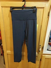 NT2- All in Motion Women's Size Small Everyday Soft High Rise Rib Leggings Blue
