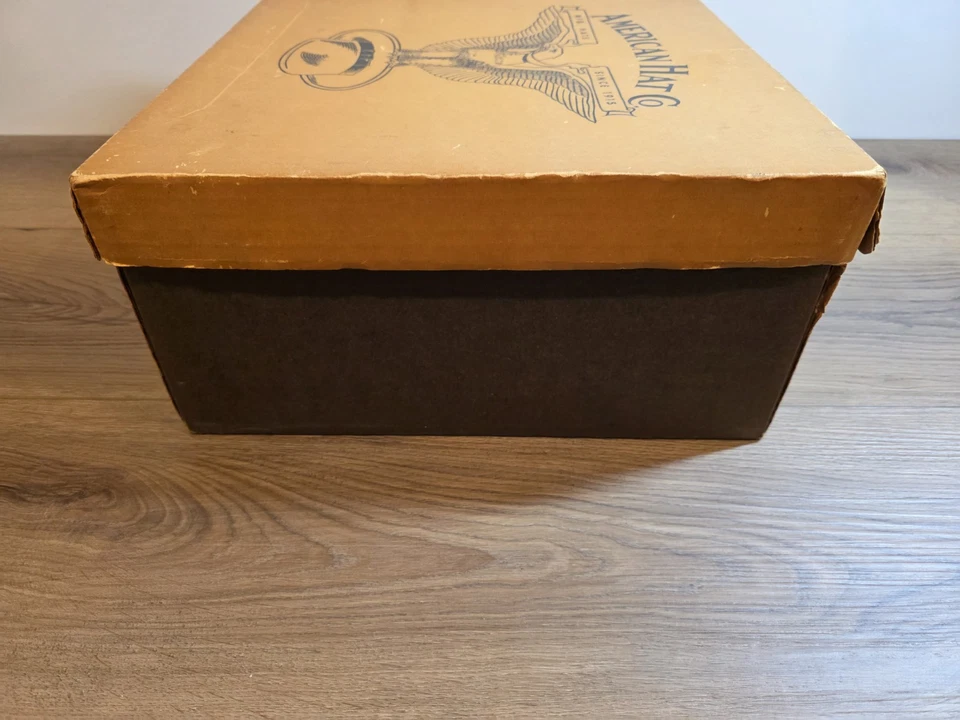 American Hat Co Vintage 60s Beaver Fur Felt Cowboy Hat Size 7 with Provenance - Image 4 of 4