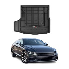 OMAC Gummi Kofferraumwanne für VW Arteon 2017-2024 TPE Laderaumwanne Schwarz