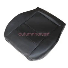 For 2008-2015 Mercedes Benz Driver Bottom Replacement Leather Seat Cover Black