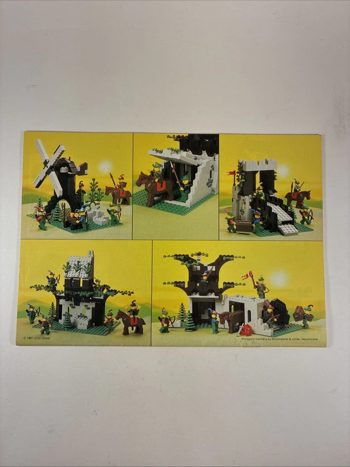 Lego Castle: Posto Avançado Camuflado 6066 Manual de Instruções Excelente Estado Usado - Imagem 2 de 4