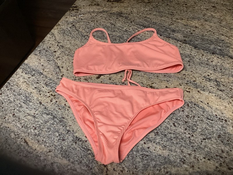 Girls Youth O’Neil Coral 2 Piece Bikini Size 14/16