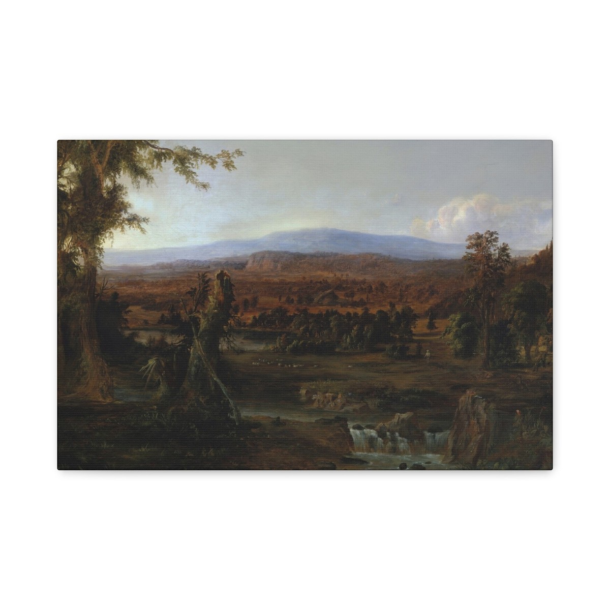 Robert S Duncanson (1821-1872) Landscape with Shepherd 1852
