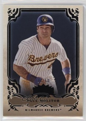 2013 Topps Triple Threads Onyx /50 Paul Molitor #100 HOF 1c7f