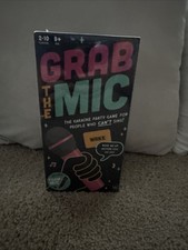 Grab The Mic Family Party Game - Karaoke Game For People Who Can  t Sing New