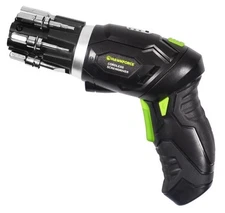 Hawkforce 15-in-1 3.6V Cordless Rechargeable Electric Screwdriver w/LED Light 