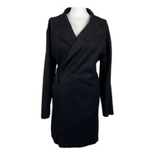 Acne Studios Wool Coat - Black, FR34, Unlined...