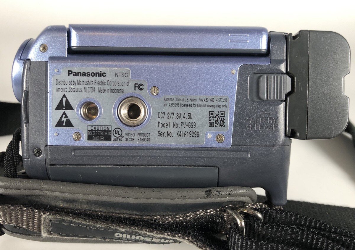 【ENGLISH】 PV-DV910 MiniDV Panasonic 410 Panasonic MiniDV Camcorder PV-GS9 For Repair Please Read