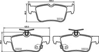 P 24 217 Brembo Bremsbelagsatz, Scheibenbremse FüR Ford, Ford (Changan)