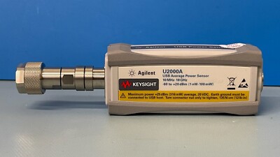 Agilent U2000A USB Average Power Sensor 10MHz-18GHz -60 to +20dBm (1nW-100mW)