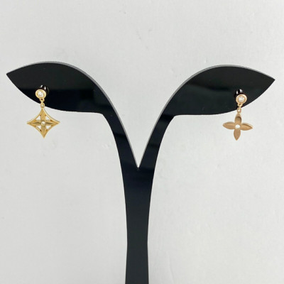 Louis Vuitton Puz Monogram Idylle Diamant Einzel Ohrring
