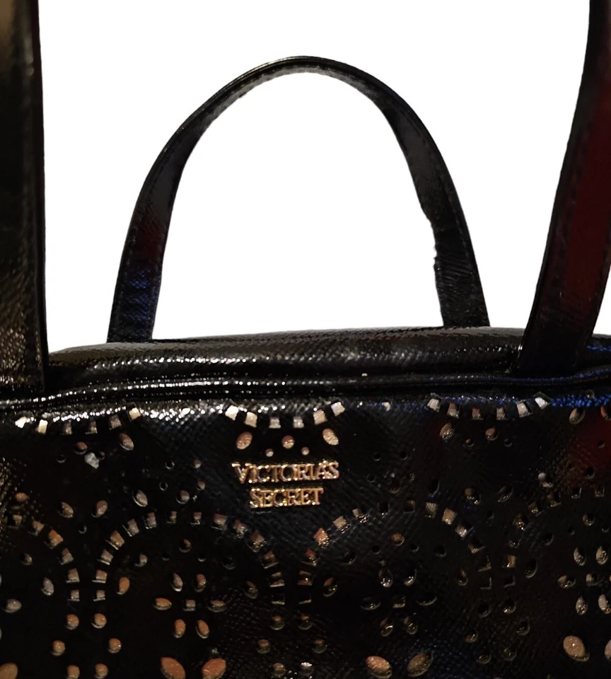 Bolsa de cosméticos Victoria's Secret maquillaje de viaje artículos de tocador corte láser jetsetter F02 Foto 4 de 4