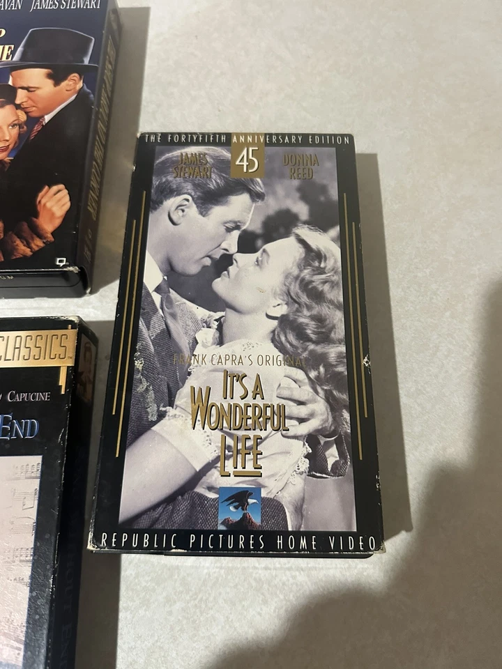 Classic Movies Vhs Cary Grant Clark Gable James Stewart Damn Yankees Vintage Foto 2 de 4