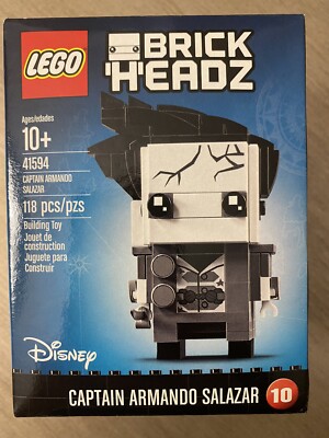 LEGO 41594 Brickheadz Pirates of the Caribbean Capt. Armando Salazar New Sealed