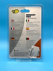 NIB, New, Mad Catz 128K Translucent Red Memory Card VMU Unit for Sega Dreamcast