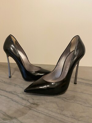 Casadei Iconic Womens Blade Patent Leather Pump size 6.5