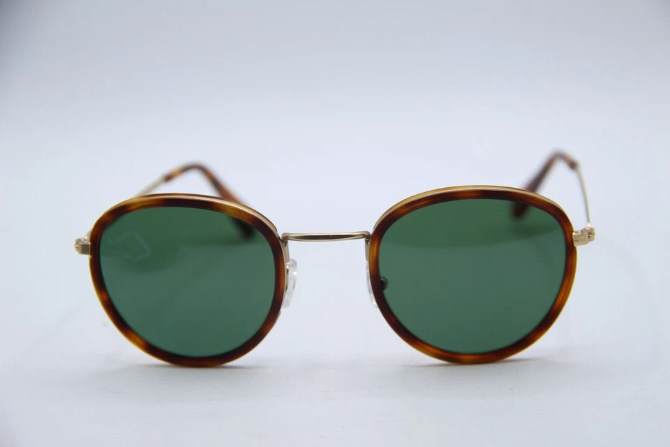 NUEVAS GAFAS DE SOL CANALI CO 210 C01 HABANA DORADAS GUNMETAL MARCOS AUTÉNTICOS 48-24 Foto 2 de 4