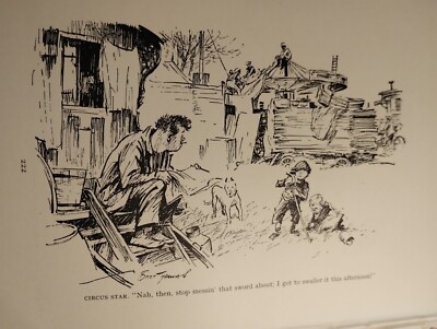 Sk12 Ephemera Punch Cartoon Zirkusstar