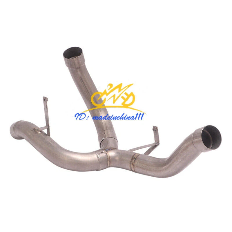 Tubo de escape de titanio de enlace medio deslizable escape para Ducati Multistrada 1200 10-14 Foto 3 de 4