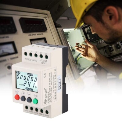 Voltage Monitoring Relay Under Over Voltage Protector 3Phase Voltage Monitor NEW