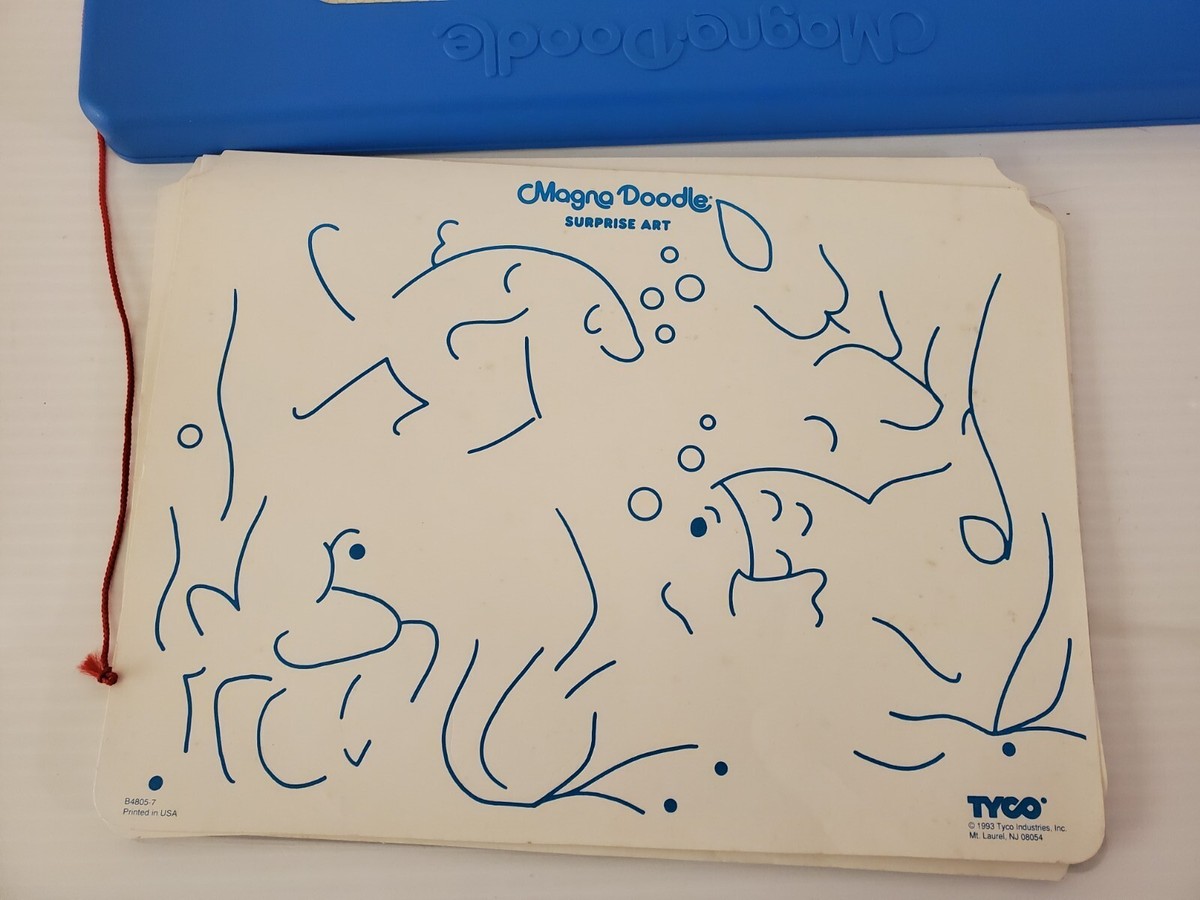 Magna Doodle Deluxe Set Magic Board Tracing Template Spiral Art