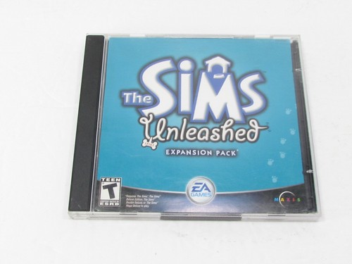 The Sims Unleashed Expansion Pack PC 2 discos CD-ROM, 2002, EA Games con llave de CD