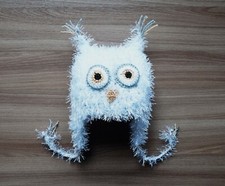 Hedwig Owl White Hat From Harry Potter - Wig Beanie Newborn - Adult - Halloween