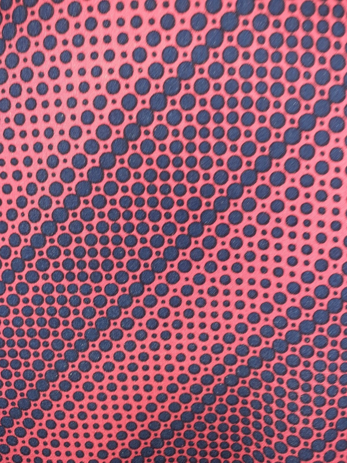 Abito MICHAEL KORS taglia L linea A rosso blu cappuccio manica strtech maglia lunghezza ginocchio