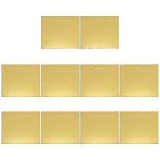 10 pezzi cialde per torte dorate cialde per torte in cartone semplici cialde per torte base per torte
