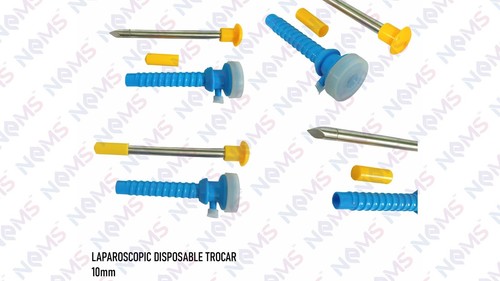 Disposable Laparoscopic SS Trocar With Plastic Cannula 10mm Surgical Instruments - Afbeelding 5 van 11