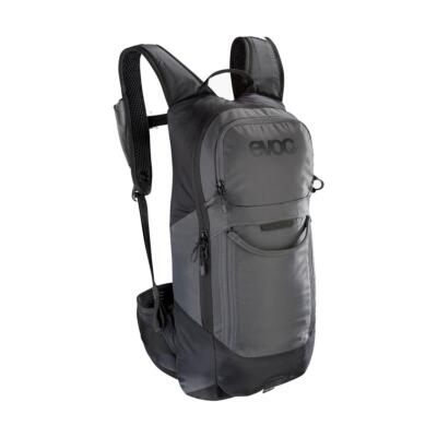 fr lite race 10lt backpack with carbon grey back cover - black EVOC transport