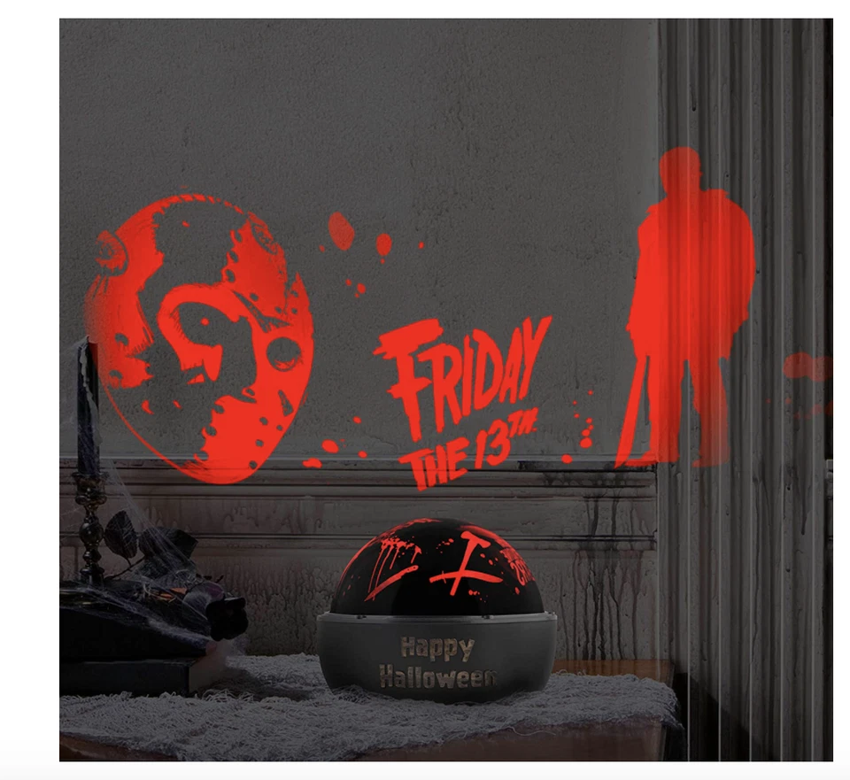 Jason Friday 13th Gemmy Halloween Lightshow Proyección-Mesa ShadowLights  Foto 3 de 3