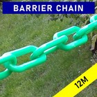 CLEARANCE ITEM: Plastic barrier link chain - GREEN - 12 metres