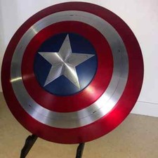 Captain America Metal Shield 1:1 Full Size Prop Replica   Handmade Cosplay Gift