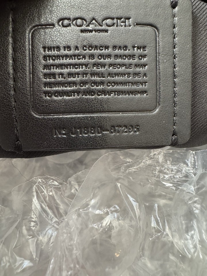 Coach Swagger 27 Black Satchel Crossbody Handbag J1880-87295 Retail ...