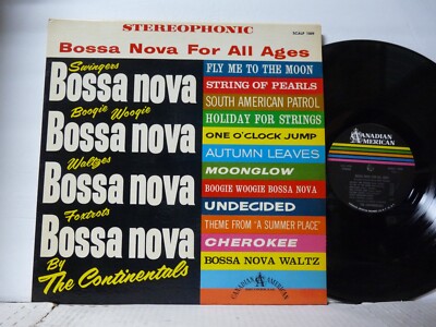 NM ''The Continentals Present Bossa Nova For All Ages'' LP FROM 1963 1ST PRESS   F