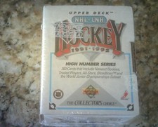 7 1991-92 HI SERIES UPPER DECK  HOCKEY  SET factory w/young guns lidstrom 