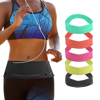 Waterproof Runner Waist Bum Bag Running Jogging Phone Belt Pouch Zip Fanny Pack
