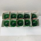 7 Green Light Bulbs Sylvania 38 Watt Indoor Outdoor Clear Brand New Lot Of 10 — photo 2