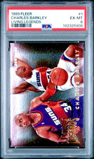 Charles Barkley 1993-94 Fleer Living Legends #1 PSA 6 Suns HOF
