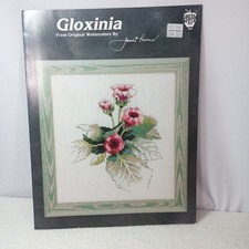 Gloxinia Cross Stitch Sampler 1990 Janet Powe...