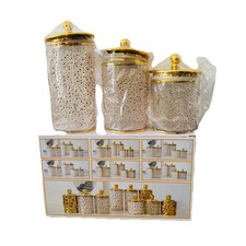 Set Of 3 Storage Containers Home accessories best for table decor
